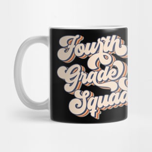 Fourth Grade Retro Vintage 4th Grade Team Back To School Mug